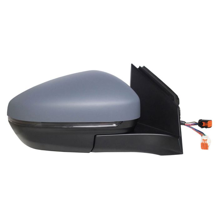 Rétroviseur Manuel Droit Noir Pour Peugeot 206 (1998-2009) - Compatible Référence OEM 8148XY