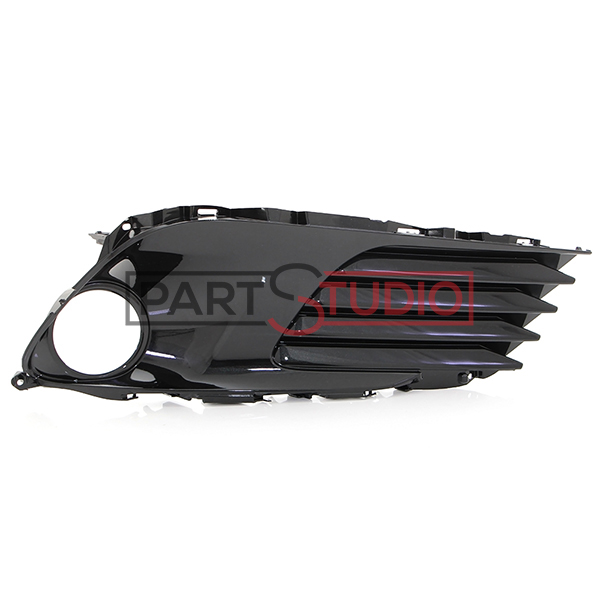 Grille Antibrouillard Avant Pour Audi A7 2011-2015 - Paire Gauche/droite - Plastique ABS Noir Brillant