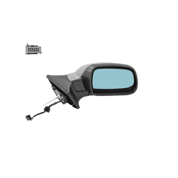 Rétroviseur mécanique droit noir avec sonde Peugeot 2008 2013-2019