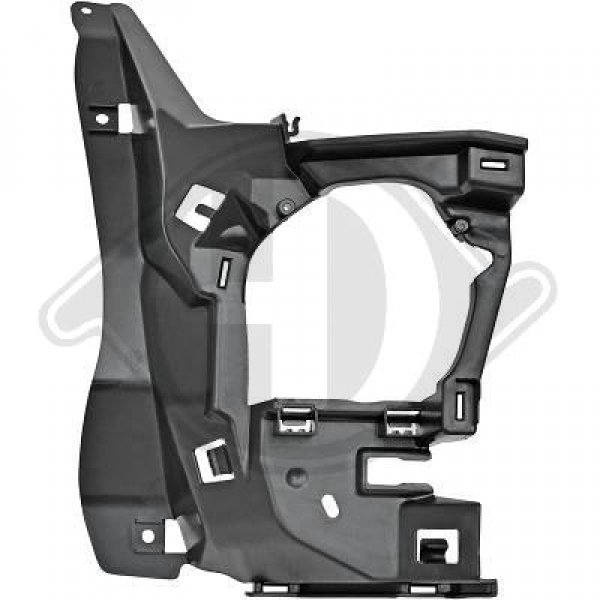 Grille De Phare Antibrouillard Avant Droit Pour BMW Série 1 F20 F21 LCI Sport 2015-2019 - Noir - Pièce De Remplacement - 5