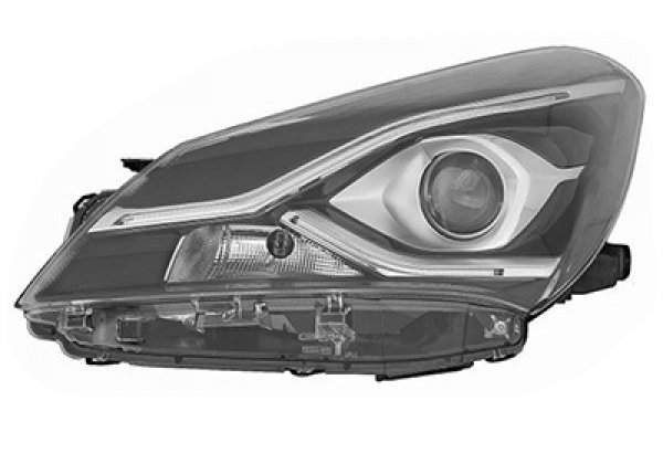 Phare Avant Gauche Halogène Pour Toyota Yaris XP130 (12/2010-07/2014) - TYC Neuf