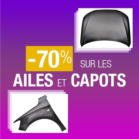 -70% sur les ailes et capots