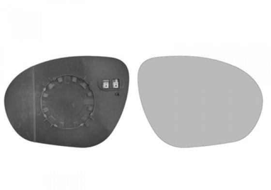 Verre Rétroviseur Gauche Chauffant Pour Nissan Juke F15 2015-2019 - Miroir Qualité HD Avec Support