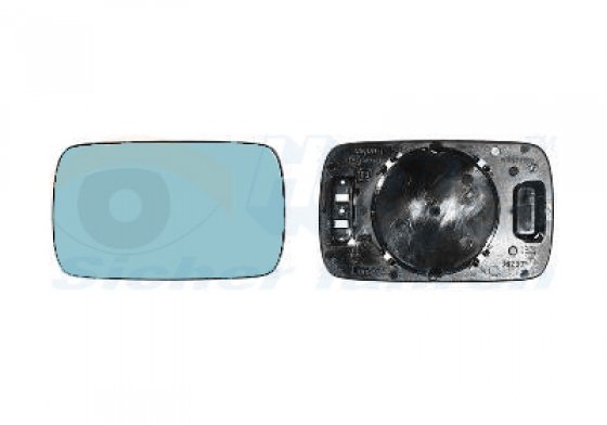 Glace Rétroviseur Chauffante Bleue Droite TarosTrade Pour BMW Série 5 E60/E61 Et Série 6 E63/E64 - 23x13cm