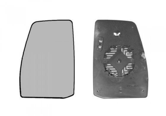 Glace De Rétroviseur Droit TarosTrade Pour Fiat Scudo, Citroën Jumpy, Peugeot Expert