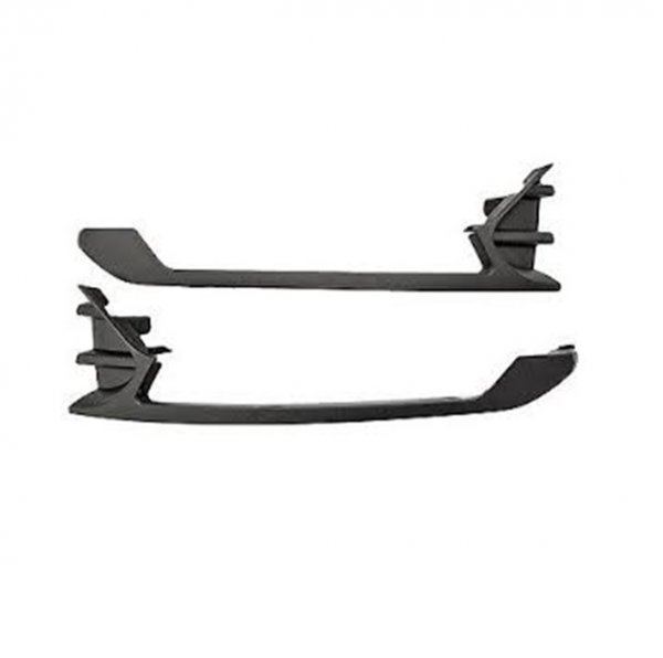 Grille De Pare-Chocs Avant Droite Renault Clio MK3 2005-2009 - OEM 7701208684 Noire ABS