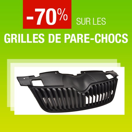 -70% sur les grilles de pare-chocs