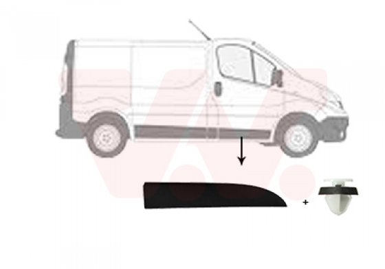 Moulure De Porte Avant Droite Noire Pour Opel Combo (02/2012 - 12/2017) - Pièce De Carrosserie D'origine - Garantie 2 Ans - 9