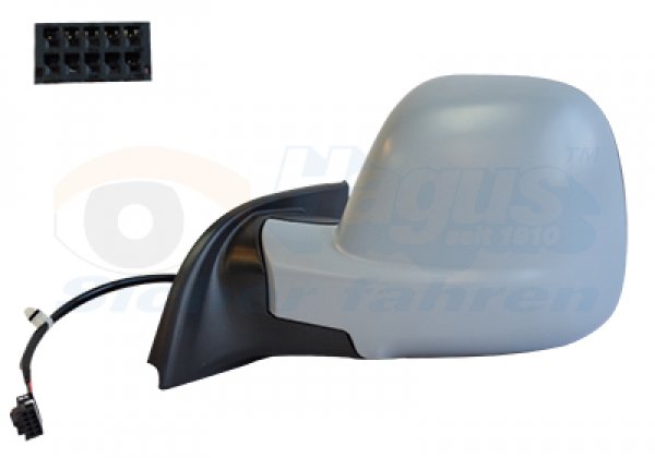 Rétroviseur électrique gauche à peindre chauffant Renault Twingo 1 1993-2007 - Auto Rétroviseur électrique gauche à peindre chauffant Renault Twingo 1 1993-2007 - Auto