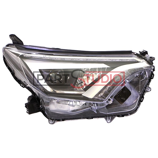 Phare droit (fond chromé) de TOYOTA de RAV-4 DE 03/2006 A 03/2009