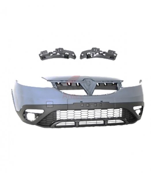 Pare-choc Avant à Peindre Pour Renault Scenic 3 Phase 3 (2013-2016) | Compatible Réf. OEM 620104524X, 620108565S