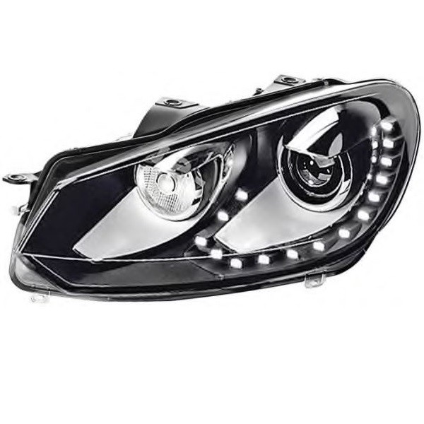 Phare Avant Gauche Électrique Halogène + Moteur Pour VW Tiguan I (2007-2011) - Neuf TYC