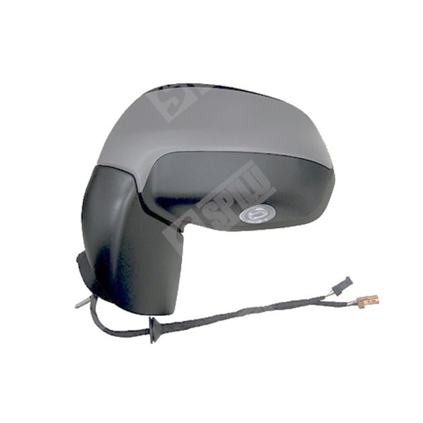 Rétroviseur Pliable Manuel Rétroviseur Gauche électrique 9 Broches Avec Chauffage Et Clignotant | Compatible Citroën C3 II, DS3 | Gris | Conduite à Gauche Pièce Auto Remplacement