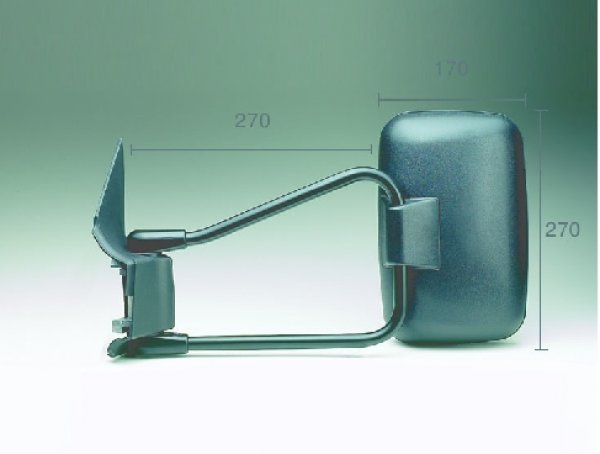 Rétroviseur Gauche Manuel Mercedes Sprinter 1995-2000 - Bras Court - OEM A9018105516