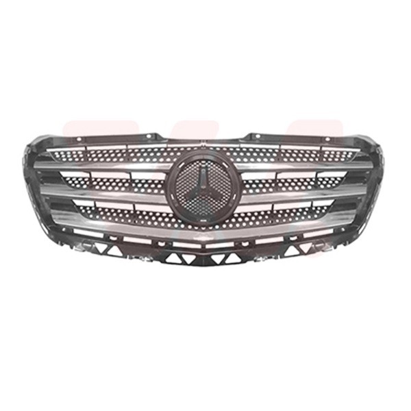Grille De Calandre Noire/Chrome Pour BMW Série 3 E90 E91 (2005-2008) | Style Sport, Remplacement Direct - 11